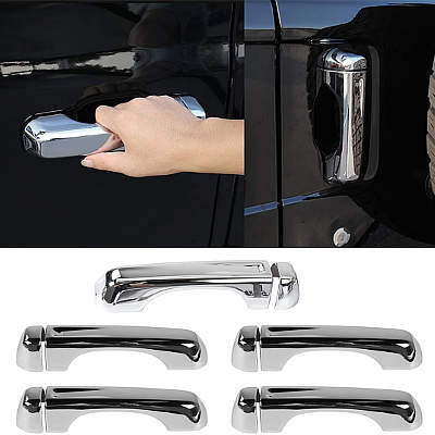 YOCTM Chromed Car Door Handle Cover Trim & Tailgate Handle