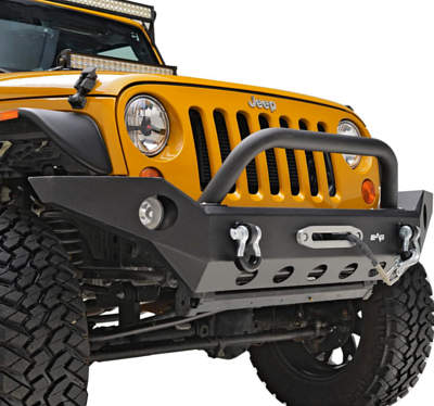 EAG Front Bumper with Winch Plate