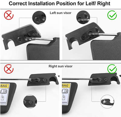 Kaishengyuan Sun Visor Repair Kit