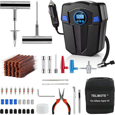 TILIBOTE Flat Tire Repair Kit