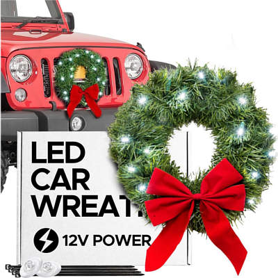 Tactik LED Car Wreath with Lights