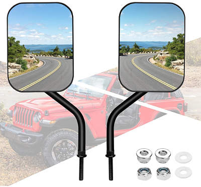 Denforste Door Hinge Side Mirrors for Jeep