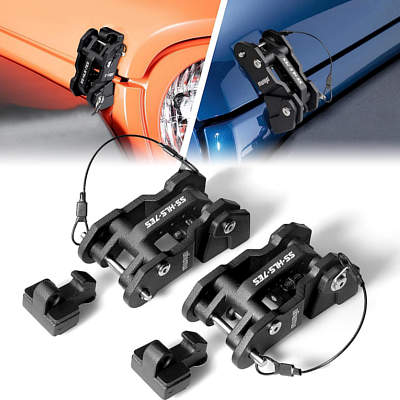 MWNYO Aluminum Hood Latches Catch