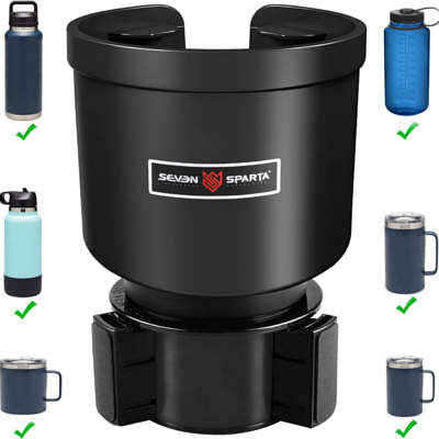 SEVEN SPARTA Car Cup Holder Expander Adapter