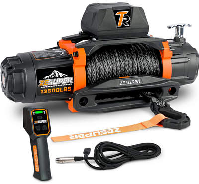 ZESUPER Waterproof Electric Winch with Hawse Fairlead