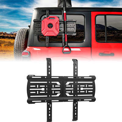 GOLPEW Rear Window Storage Molle Panel Kit Wrangler JL