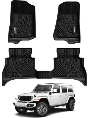 LASFIT Floor Mats for Jeep Wrangler 4XE Hybrid