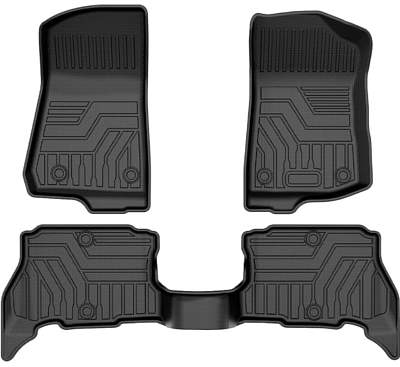 Mixsuper All Weather Floor Mats for Jeep Wrangler 4XE