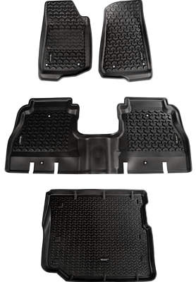 Rugged Ridge Front/Rear/Cargo Floor Liners