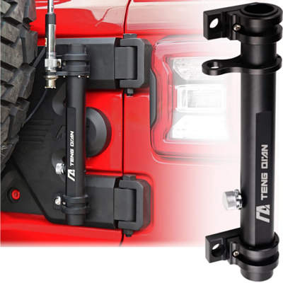 SHEAM Antenna Mount Flagpole Holder Wrangler