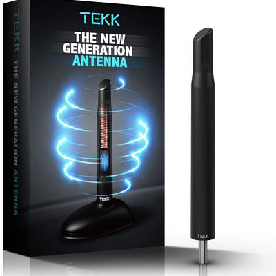 Tekk Short Antenna for Optimized FM/AM Reception