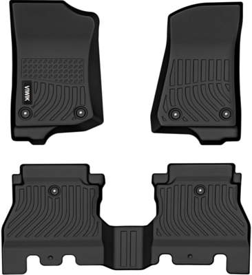VIWIK Rubber Car Mats All Weather for Jeep Wrangler JL