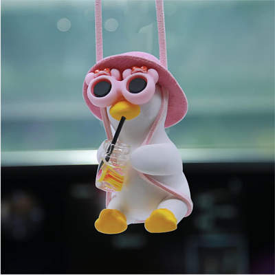 XY North Swinging Duck Car Hanging Ornament