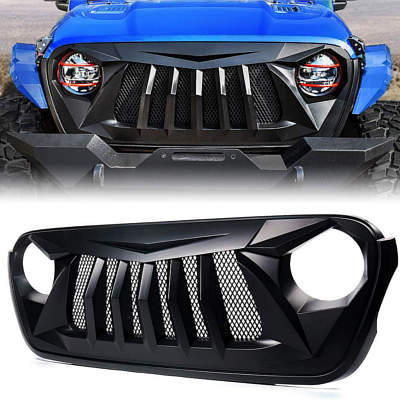 Xprite Matte Black Front Grille Grid Grill
