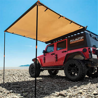 ALL-TOP Weatherproof Retractable Vehicle Awning for Camping