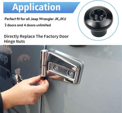 Bentolin Door Hinge Nuts Replacement Screws