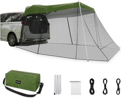 G4Free Car Awning Sun Shelter with Mosquito Net