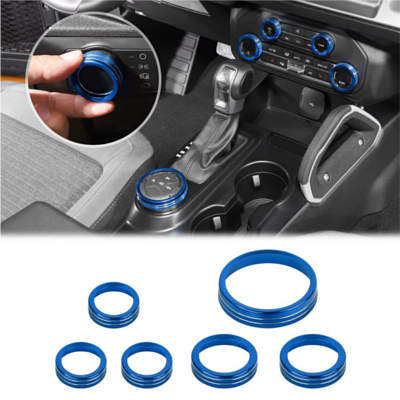 JWWY Air Conditioner, Headlight Switch Knob Covers