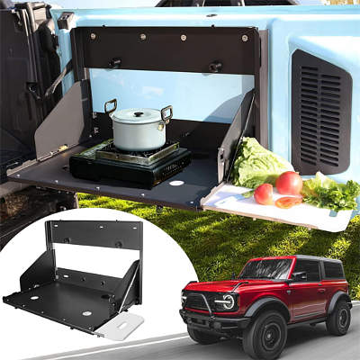 Mabett Rear Door Tailgate Table with Cutting Board