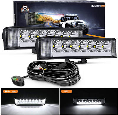 Nilight Side Shooter DRL LED Light Pods