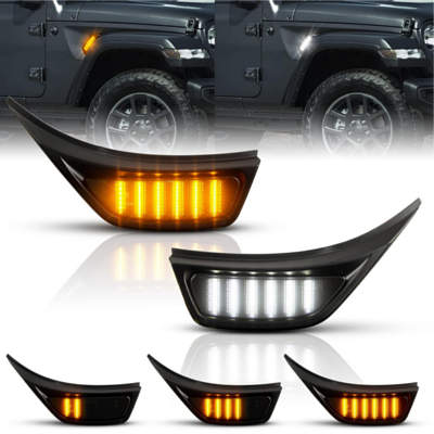 POPMOTORZ Switchback Front Fender Side Marker Lights