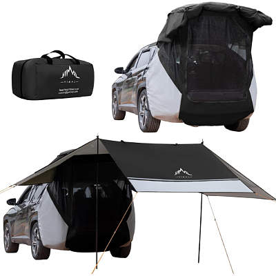 UNIHIMAL Car Tailgate Tent Windproof Hatchback