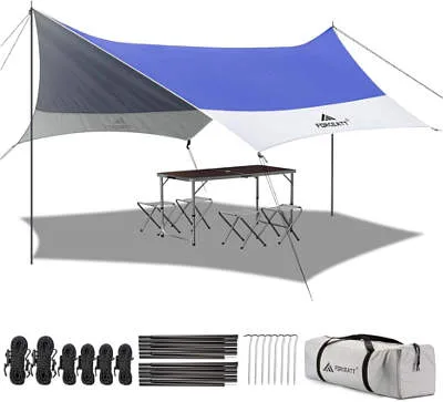 Forceatt Waterproof Anti-UV Camping Tarp Car Awning