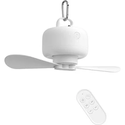 JISULIFE Camping Tent Fan Rechargeable