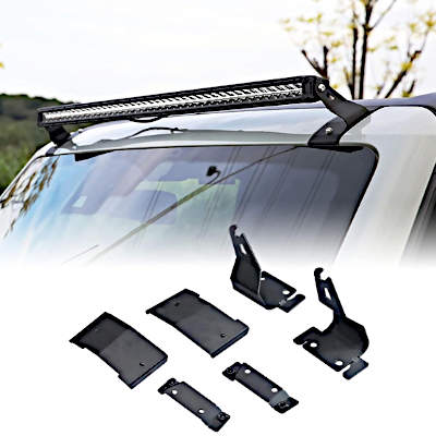 JROAD LED Light Bar Bracket at Roof Cab/Upper Windshield