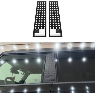 POETRYXIAO B Pillar Decals Aluminum