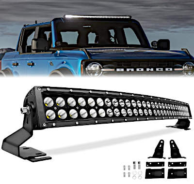 Xyuee Curved LED Roof Light Bar Kit