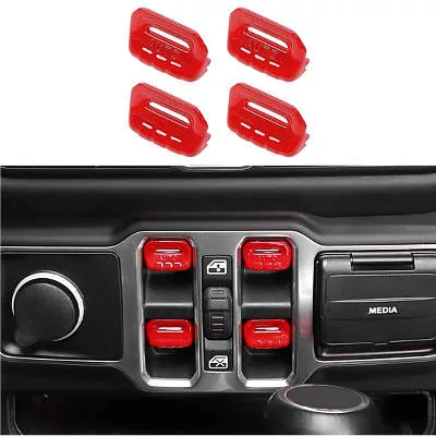 Jimen Center Console Window Button Switch Cover