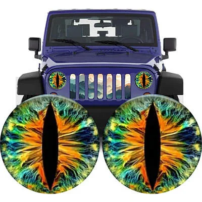 Generic Sunburst Eye Decal Headlight Decal