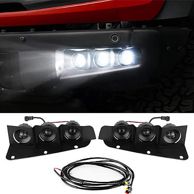 LitMiRaCle Front Lower Modular Bumper LED Fog Lamps with DRL