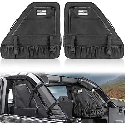 MSIZOY Rear Trunk Roll Bar Organizer Storage Bag