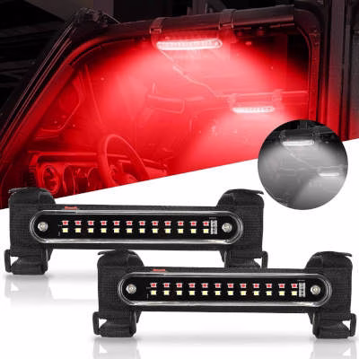 SUNPIE Roll Bar Dome Lights w/White&Red