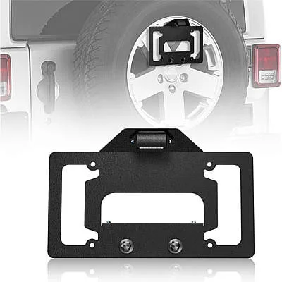 XOOKUN Spare Tire License Plate Frame with LED Light