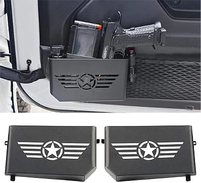 Z8 Metal Front Door Side Organizer Box Pockets