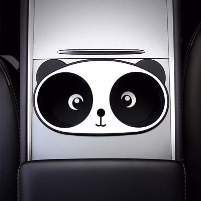 BEEGROW Center Cosole Panda Cup Holder Insert