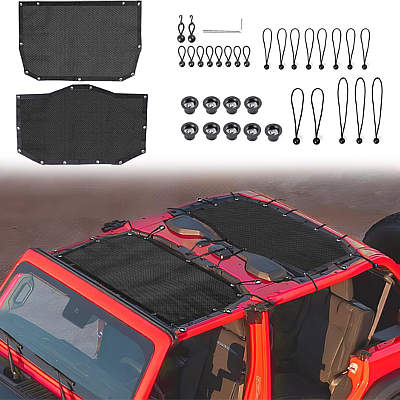 BESTAOO Sunshade Top Cover for 2024 Jeep WranglerJL JLU