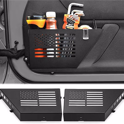 CALBEAU Metal Front Door Pockets Jeep Wrangler JK