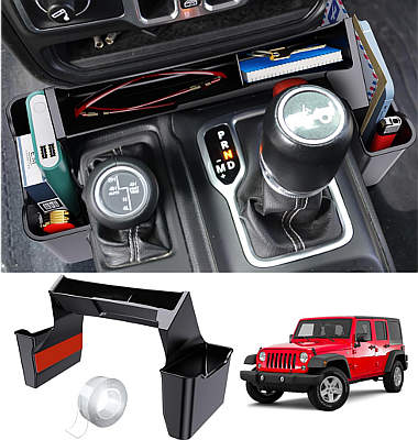Eamplest Gear Shift Center Console Side Tray Organizer
