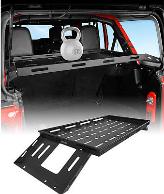 Huidnnas Rear Cargo Basket Rack for Wrangler JL