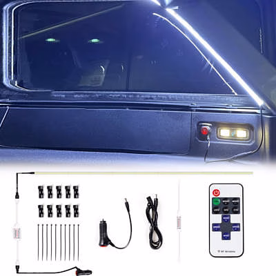 sukemichi Trunk Led Strip Lights with ON/Off Switch