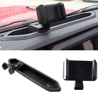 BESTAOO Car Mount Phone Holder with Storage Box