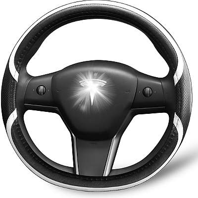 BOJE Steering Wheel Cover for Tesla Model 3
