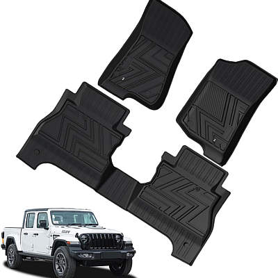 CARESA Floor Mats with Heavy Duty Design for Jeep Gladiator JT