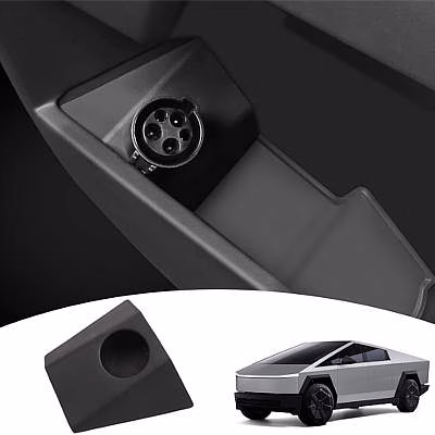 Foronetry Charging Adapter Storage Box for Tesla Cybertruck 2024