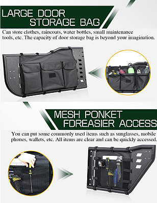 JROAD Off Road Tubular Summer Doors for Jeep Wrangler JK Unlimited