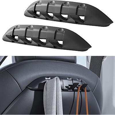 KUNIST Seat Back Flexible Grocery Bag Hangers for Tesla Model 3 Highland 2024
